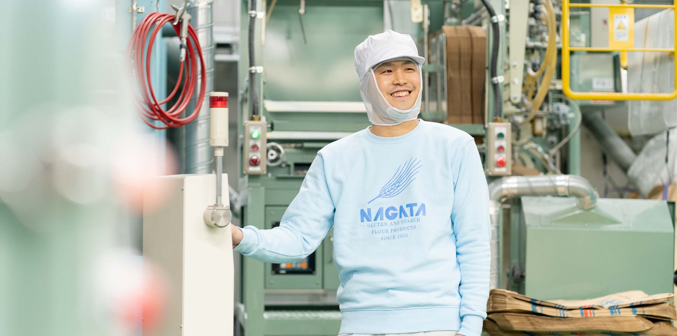 でん粉たん白課 乾燥係 谷口 誉明